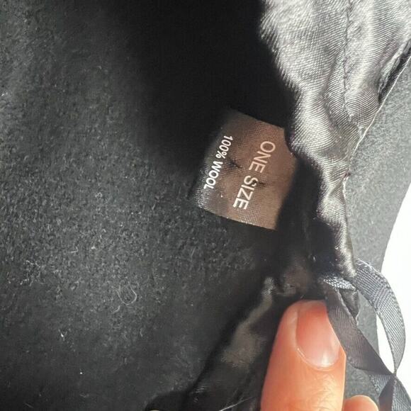 Adora Hat Felted Wool Womens Black Outdoor Hat One Size Boho - Picture 9 of 11